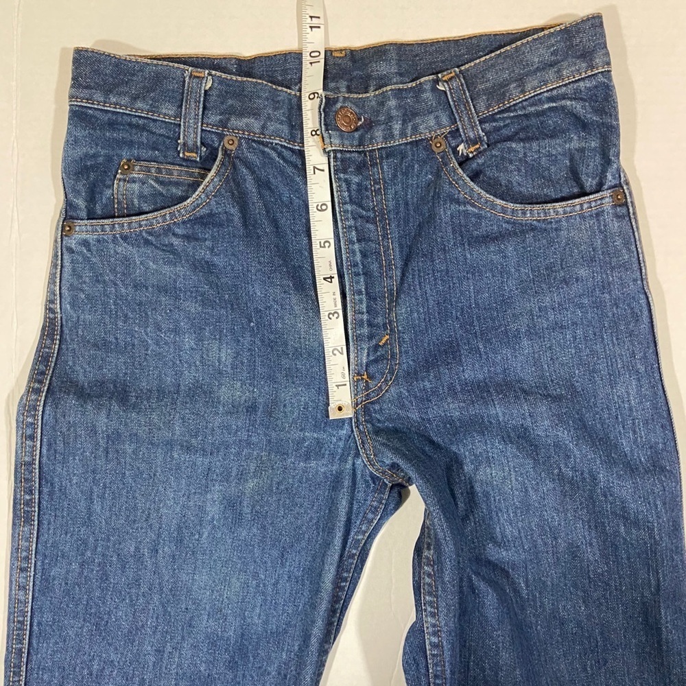 Vtg Levis Big E Blue Label Jeans Straight Leg View 6